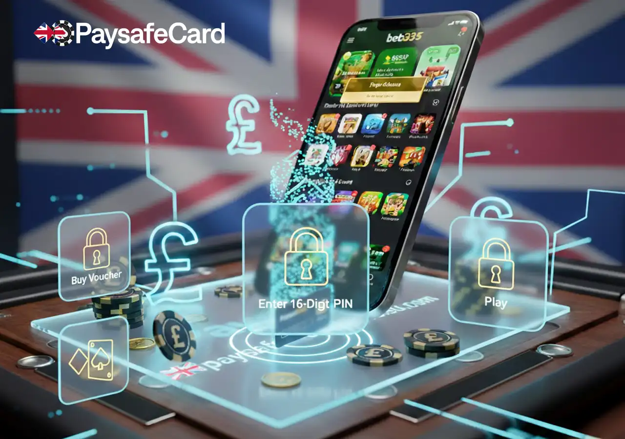 Step-by-step guide on using Paysafecard for online casino deposits in the United Kingdom market.